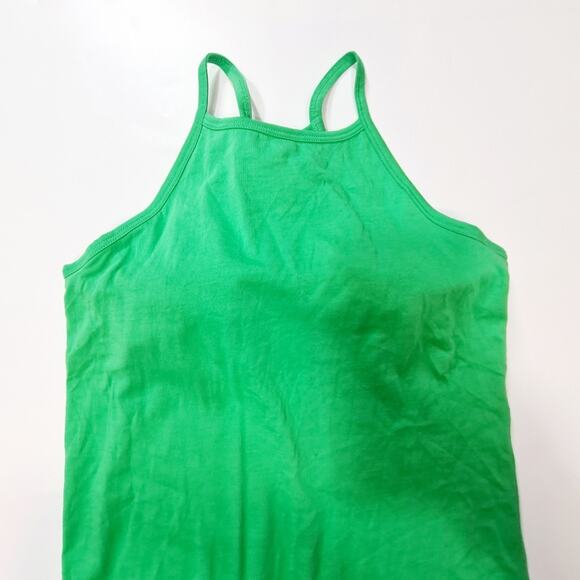 FRAME Cami Tank Dress in Grass Green XS - Picture 5 of 13